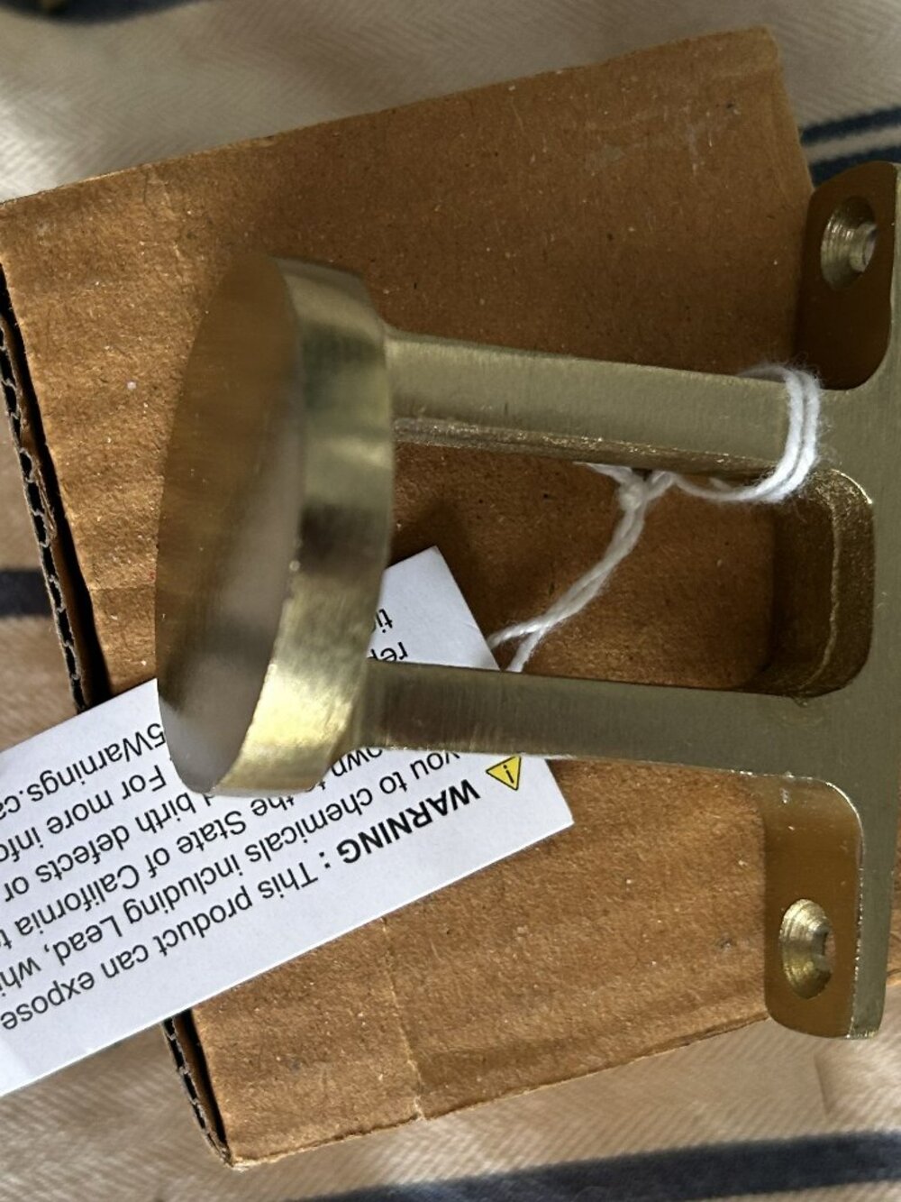 Anthropologie Gold Hooks — Set of 6 - Picture 3 of 5